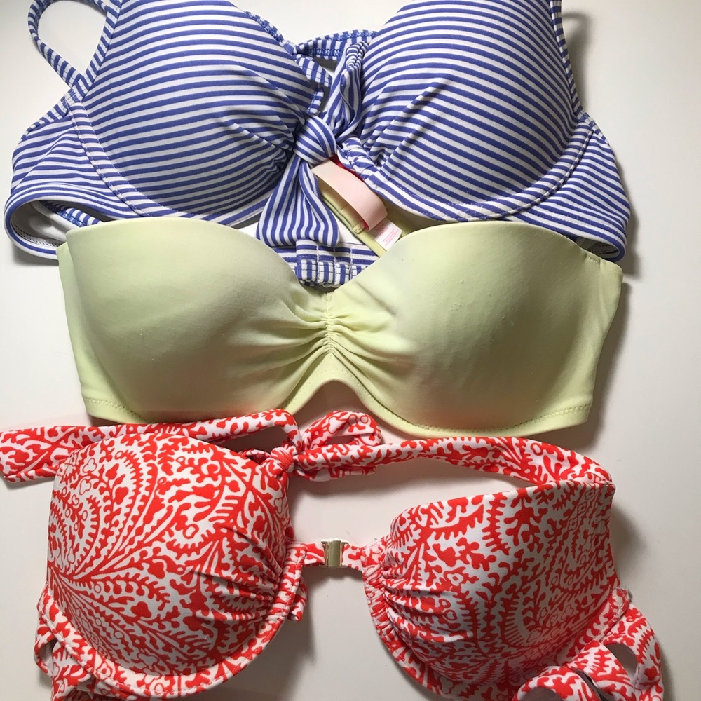 Push up aerie and Victoria secret bikinis